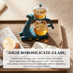 🔥Magnetic Glass Tea Set